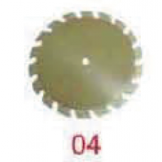 Диск алмазный №04 с зубцами, диаметр 30мм 10шт