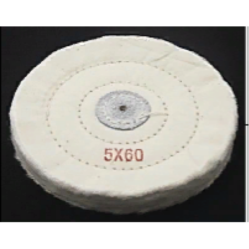 7016, Круг полировочный для шлифмотора бязевый белый, диаметр 5 дюймов, 60 слоёв, 10шт, , 2 528р., BW560SL /10, , Полирующие материалы и инструменты