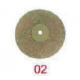 Диск алмазный №02, диаметр 19мм,  10шт