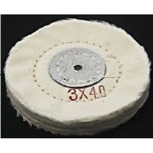 7010, Круг полировочный для шлифмотора бязевый белый, диаметр 3 дюйма, 40 слоёв, 10 шт, , 994р., BW340SL /10, , Полирующие материалы и инструменты