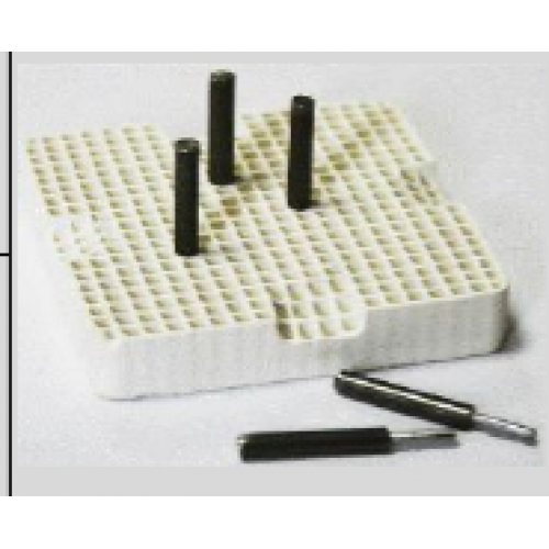 6710, Треггер керамический L=50mm квадратн, 2 шт/уп, с 20 металическими удерживающими штифтами (диаметр штифта 3мм, ножка 2мм), , 655р., ST414- 50-M/2, KWI (Тайвань), Треггеры керамические и штифты для треггеров