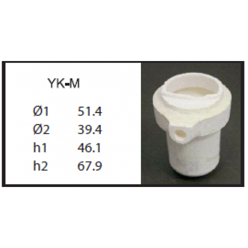 6522, Тигель литейный YK-M для литейной вакуумной установки УЛП 1.1.(Аверон), , 832р., YK-M, , Тигли