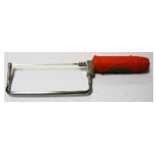 Лобзик зуботехнический металлический с резиновой ручкой, размер L (130 мм)