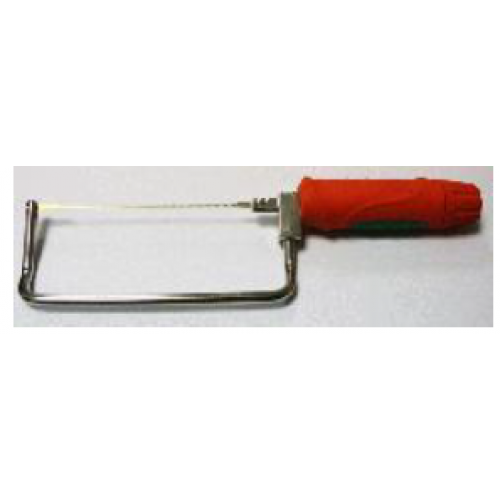 6798, Лобзик зуботехнический металлический с резиновой ручкой, размер L (130 мм), , 825р., JT-32, YJMF, Прочее