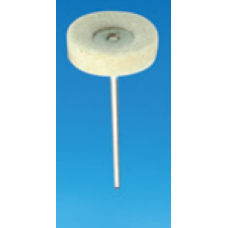 Фильц зуботехнический войлочный жёсткий, на дискодержателе, диаметр 22мм, 144шт