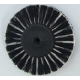 Щётка для шлифмотора 3-х рядная с бязевыми прослойками, диаметр 85мм